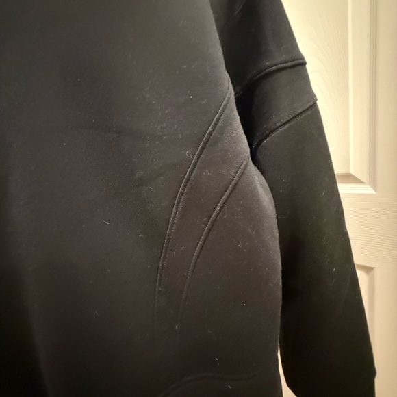 Abercrombie and Fitch YPB Neoknit Crop Hoodie Sweatshirt black large - Picture 2 of 11